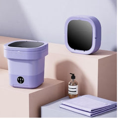 Portable Foldable Washing Purple Machine 8L