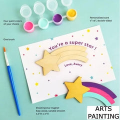 Kids Painting Kit - Star Party Favor Rainbow Star Shooting