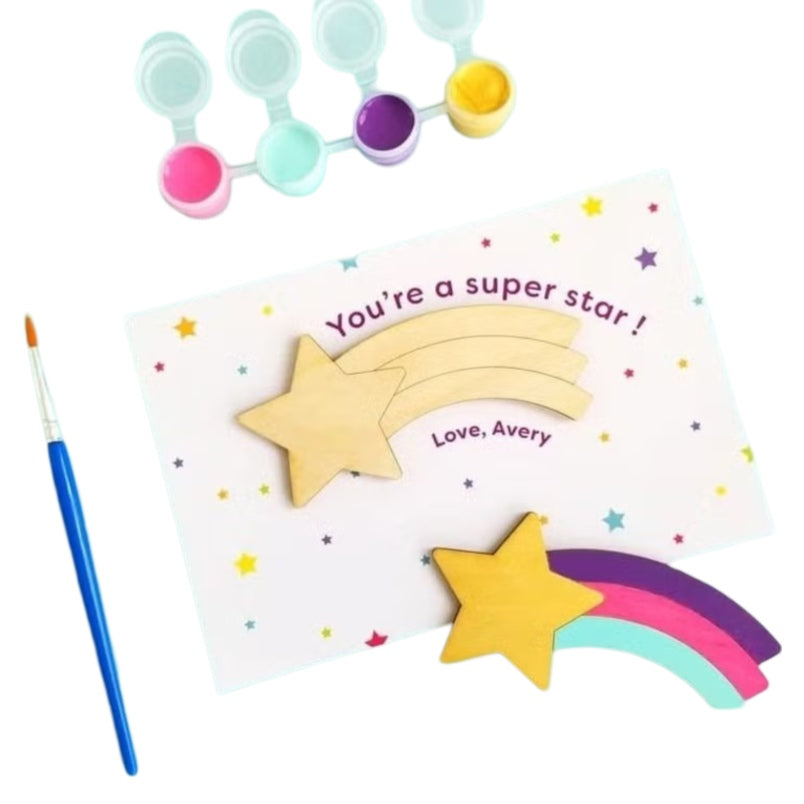 Kids Painting Kit - Star Party Favor Rainbow Star Shooting