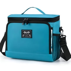 Blue Lunch Box Bag – Keeps Food Hot or Cold, Compact and Waterproof