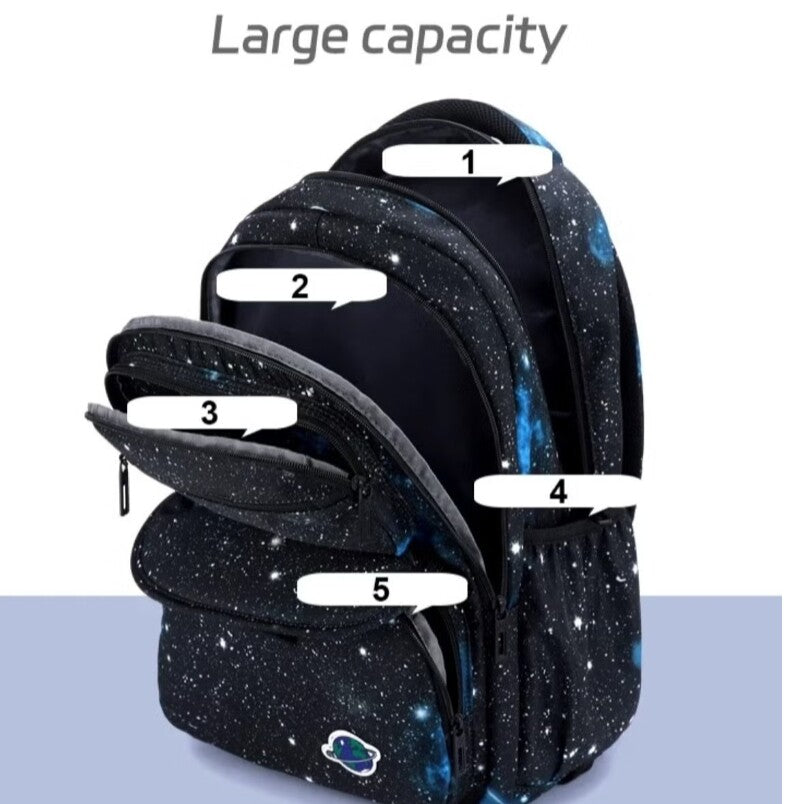 Galaxy School Backpack Explorer Wheeled Bag