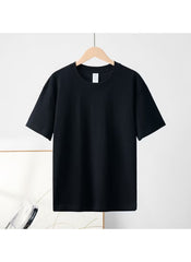 Huitich plain white t shirt for men XL displayed on hanger in minimalist setting
