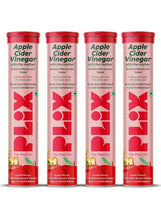 Red Apple Cider Vinegar effervescent tablet tubes, 4-pack