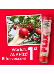 PLIX apple cider vinegar effervescent tablets in tube, promoting healthy metabolism and wellness