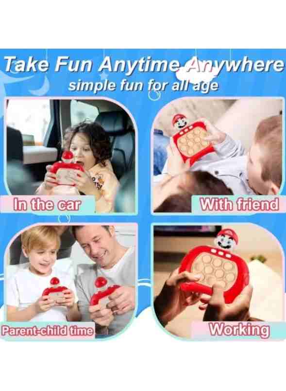 Huitich sensory fidget toy pop push light up controller used by kids and adults for fun anytime anywhere
