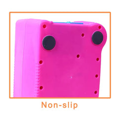 Pink Huitich electric portable balloon pump with non-slip bottom for easy party use portable balloon inflator for parties