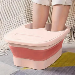 Portable Foot Bath with Massage Rollers Foldable Spa - Mumzar