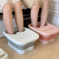 Portable Foot Bath with Massage Rollers Foldable Spa - Mumzar