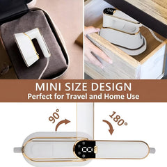 Huitich portable handheld steam iron with mini size design perfect for travel and home use