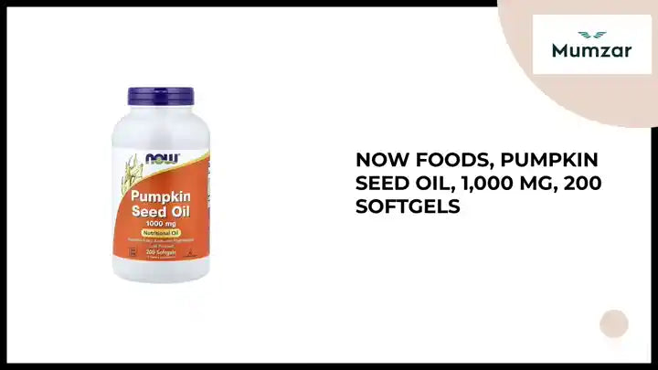 NOW Foods, Pumpkin Seed Oil, 1,000 mg, 200 Softgels by@Outfy