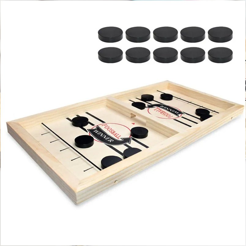 Puck Game Wooden Board 54 x 30 x 3 Cm - Mumzar.com