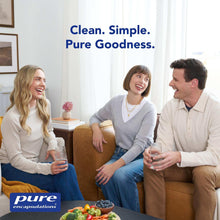 Magnesium supplement lifestyle banner with “Clean. Simple. Pure Goodness.” text