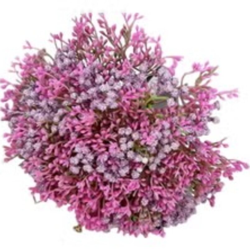 Huitich purple artificial flower decor featuring vibrant light purple and pink blooms for home decoration