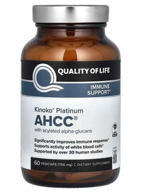 AHCC Immune Support Dietary Supplement | 60 Veggie Capsules | Advanced Immune Defense Formula