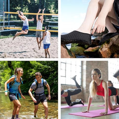 Quick dry water shoes for adults used for outdoor activities like volleyball, hiking, and yoga