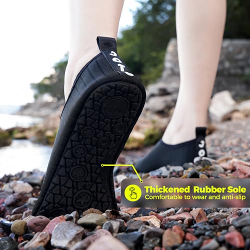 Quick dry water shoes for adults with thickened rubber sole for anti-slip comfort on rocky shore