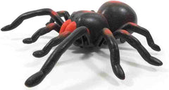 Huitich realistic walking tarantula for kids black and red spider toy with detailed legs