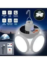 Hanging LED lantern with remote control display, white globe style lamp