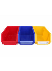 Huitich colorful red blue and yellow 3 tier organizer for home storage and organization