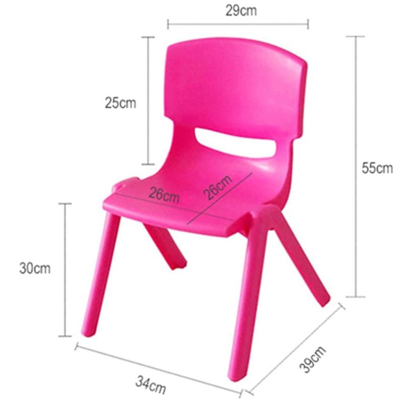 Red Plastic Adjustable Activity Table Set, 4 Chairs - Mumzar.com