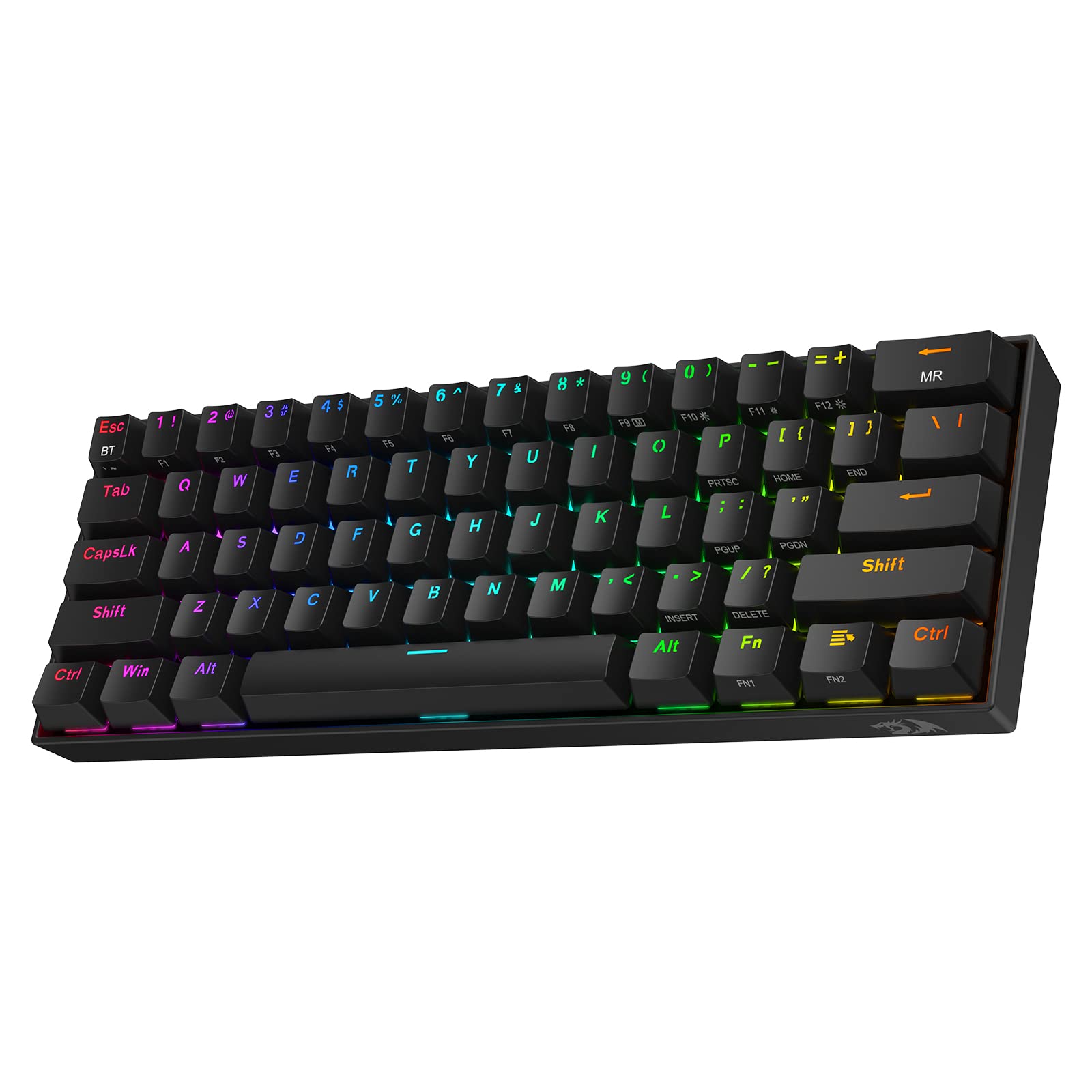 Redragon K530 Pro wireless mechanical keyboard with RGB backlit keys and compact design