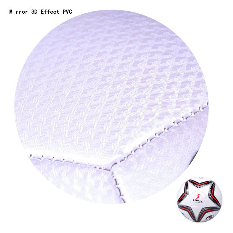 Huitich 3D effect soccer ball with white textured surface and detailed stitching design
