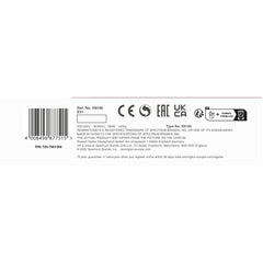 Remington PROluxe heatable hair rollers packaging label with product details and barcode
