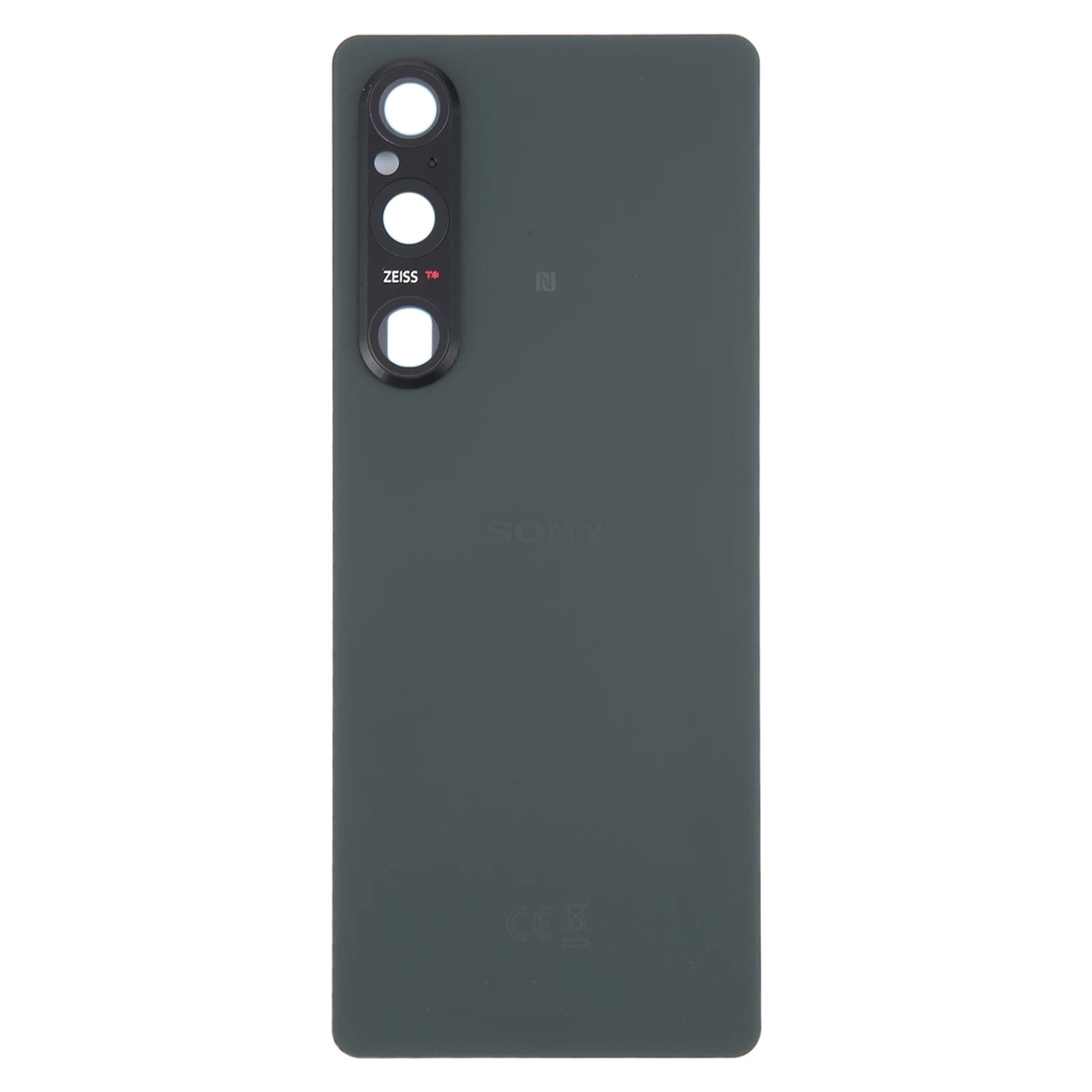Mumzar Sony Xperia 1 V battery back cover replacement matte green back panel with camera cutouts