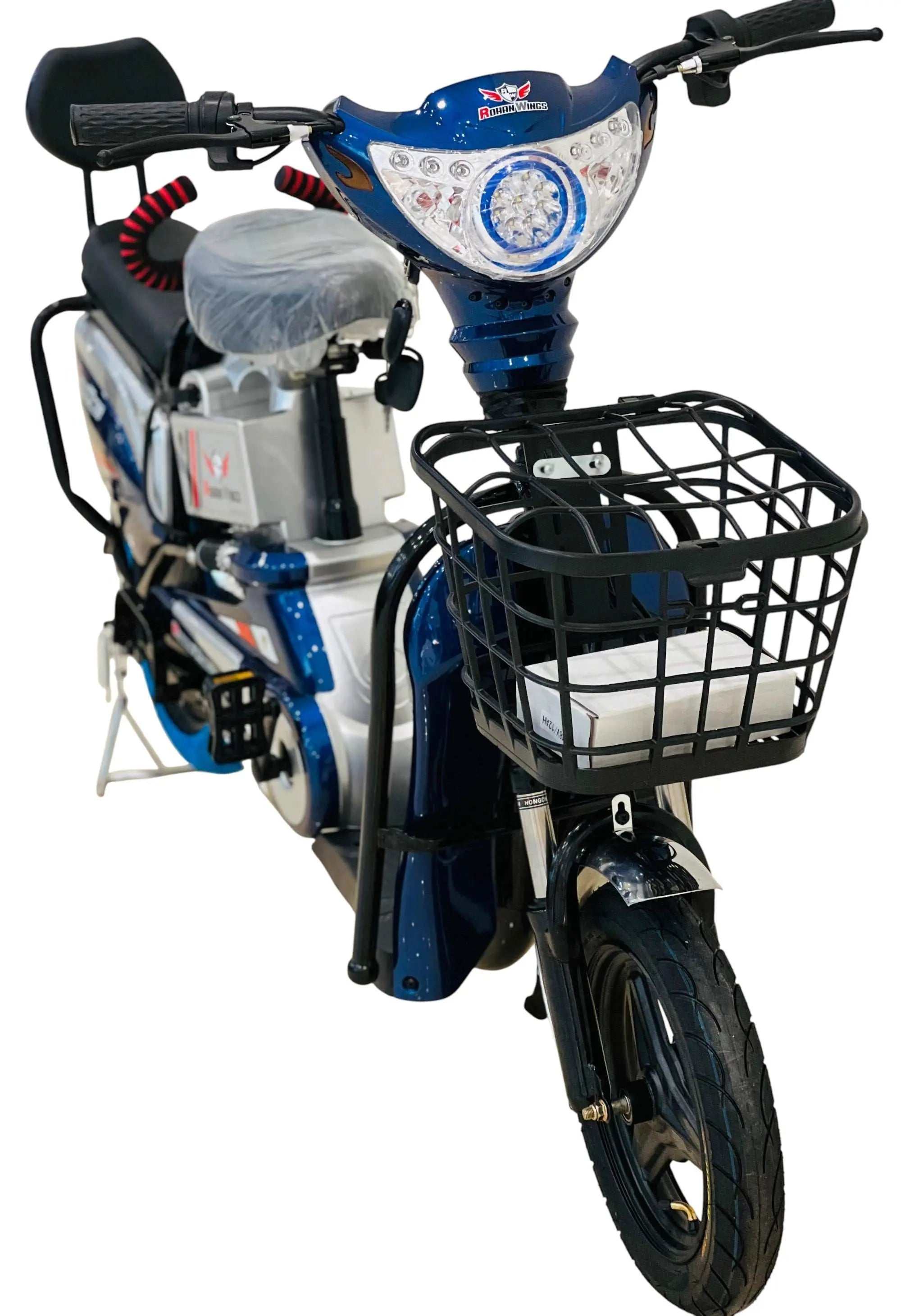 RohaN Wings Electric Scooter UAE with Front Basket and Stylish Design for Easy Commuting