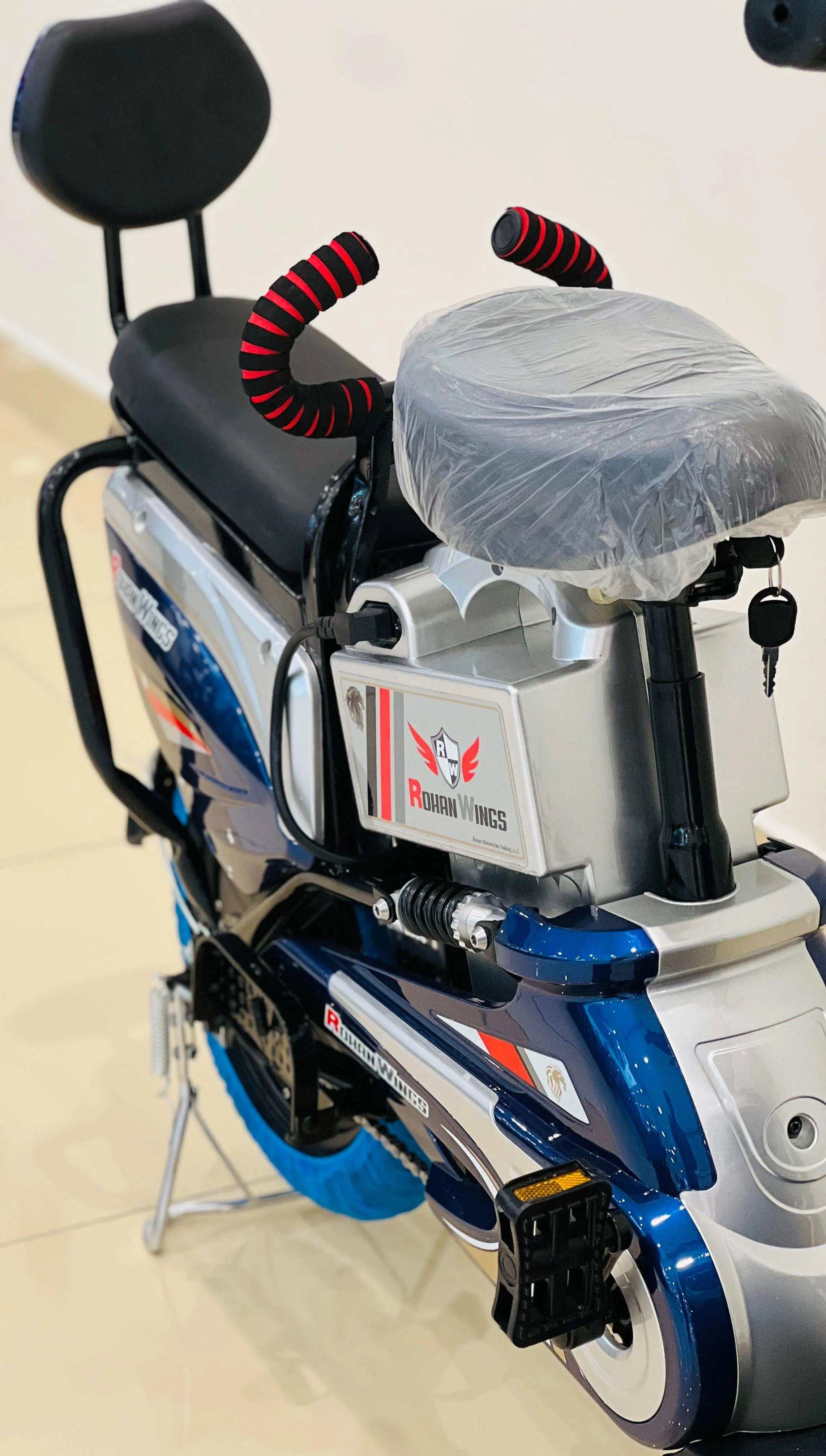 RohaN Wings Electric Scooter UAE with padded seat and ergonomic handlebars for comfortable rides