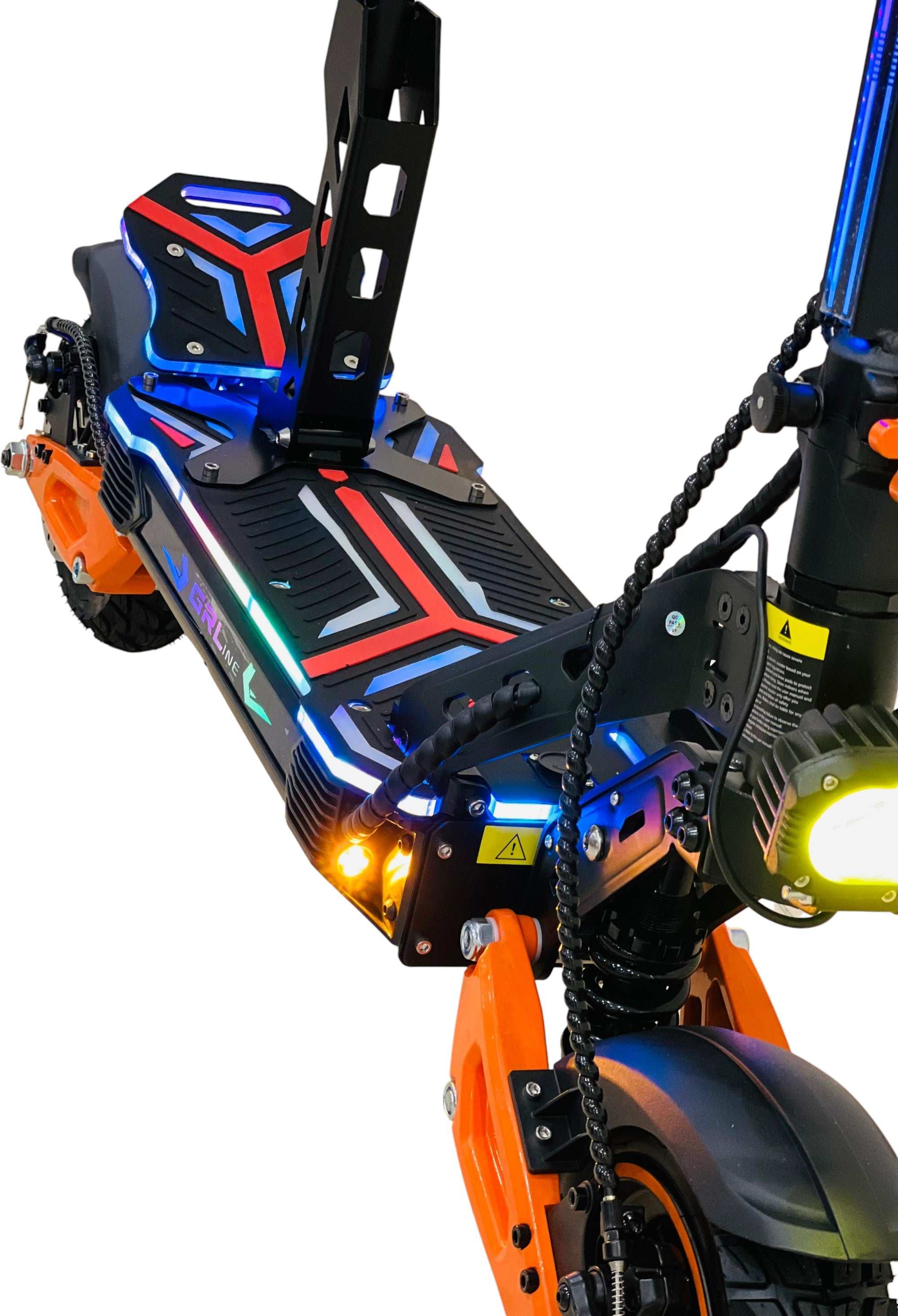 RohaN Wings GR-Line G5 electric bike with vibrant LED lights and sturdy design for urban commuting