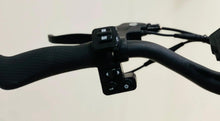 Electric bike handlebar controls with display and brake levers