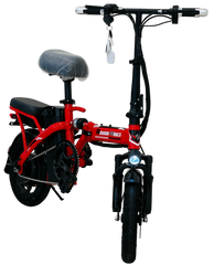 RohaN Wings KQ02 electric scooter UAE in red color with a compact design and comfortable seat