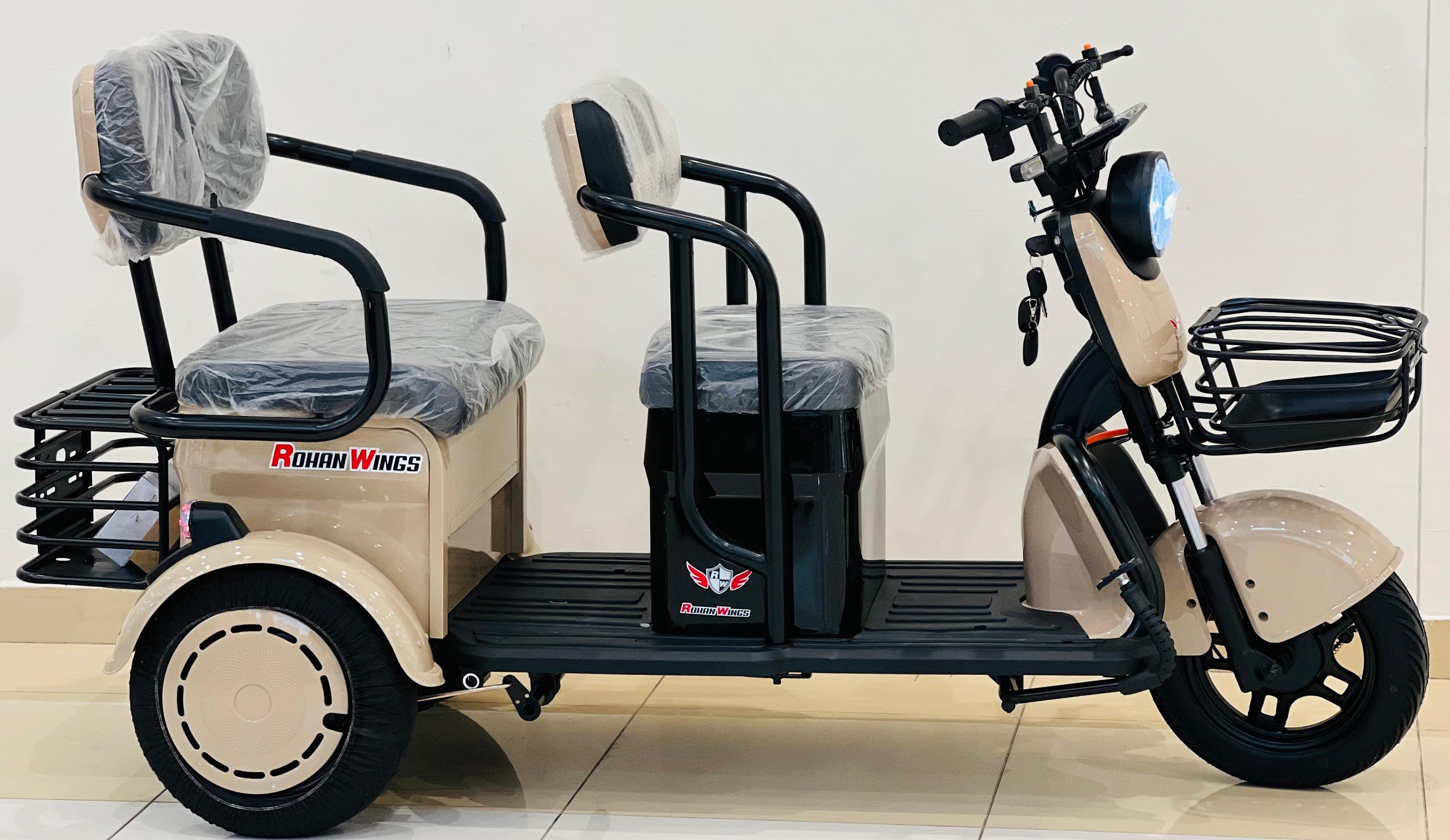 RohaN Wings X7 electric scooter UAE with spacious seating for two passengers and a sturdy design