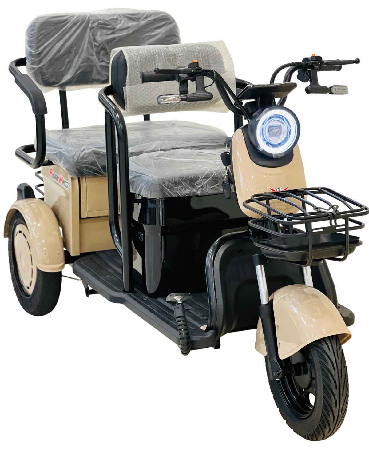 RohaN Wings X7 electric scooter UAE with dual seating and front storage for convenient commuting