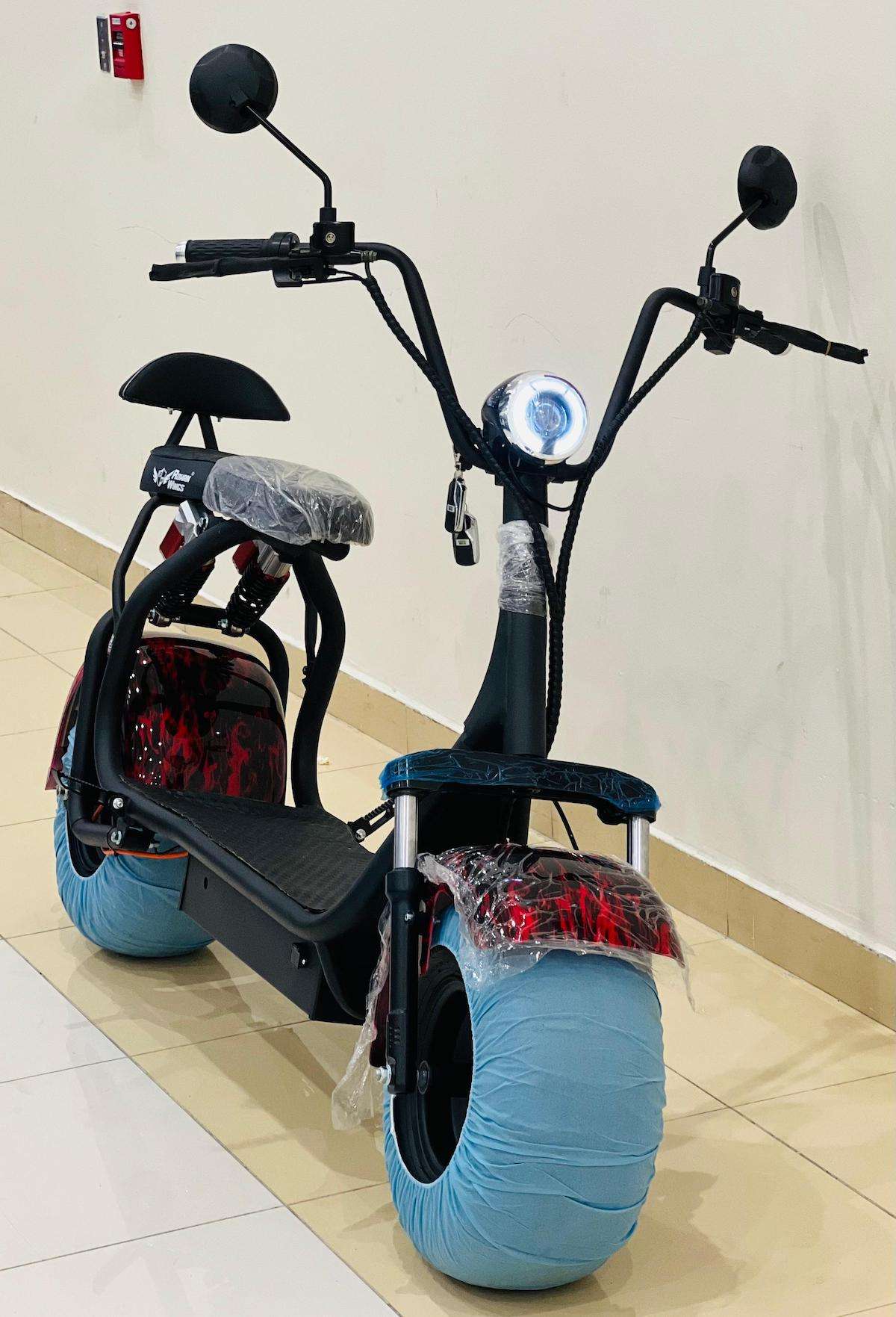 RohaN Wings X8 electric scooter UAE featuring large tires and modern design for urban commuting