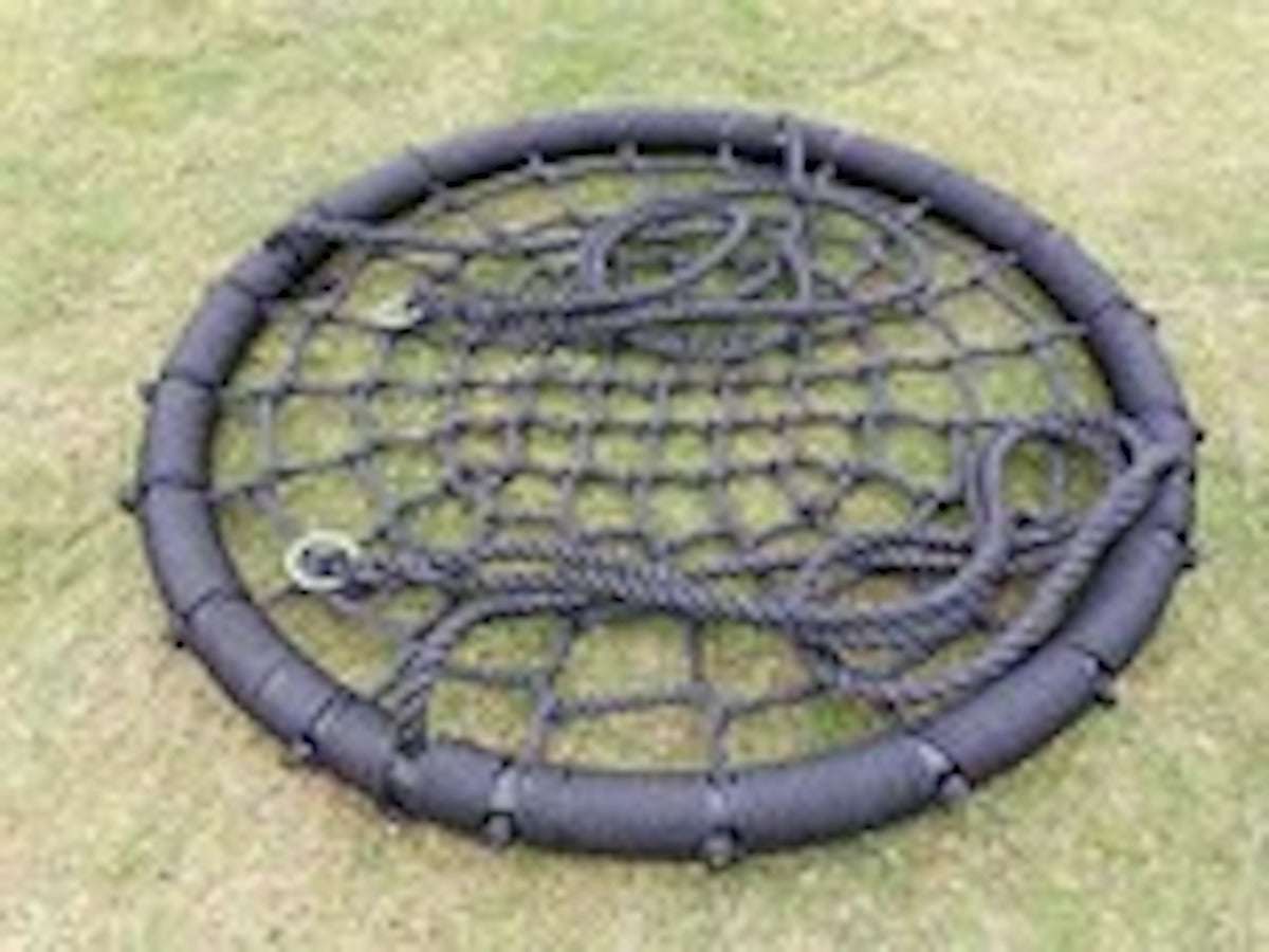 Huitich round outdoor swing seat made of durable materials for backyard fun and relaxation