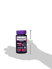 Sambucol Black Elderberry bottle of kids immune support gummies for children with purple cap and label