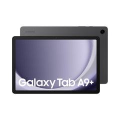 Samsung Galaxy Tab A9 Plus 128GB tablet in black with large display and rear camera