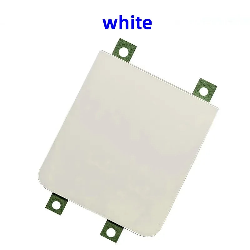 Mumzar white Samsung Galaxy Z Flip5 back cover replacement panel with adhesive mounting tabs