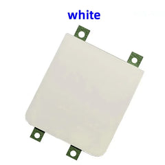 Mumzar white Samsung Galaxy Z Flip5 back cover replacement panel with adhesive mounting tabs