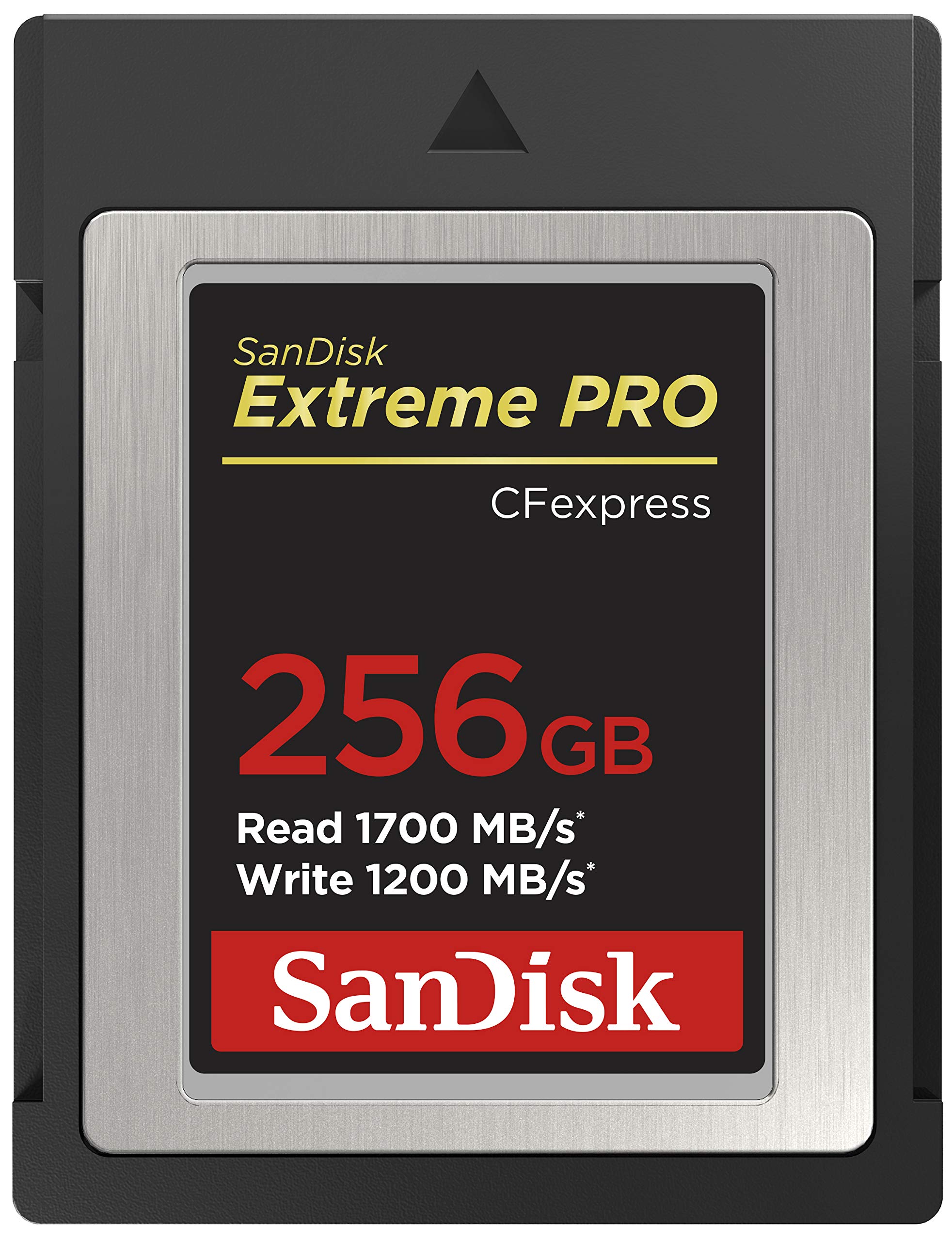 Sandisk 256GB CFexpress Type B card Extreme Pro with high-speed read and write performance