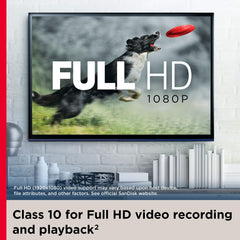 256GB memory card for Android phones offering Class 10 Full HD video recording and playback