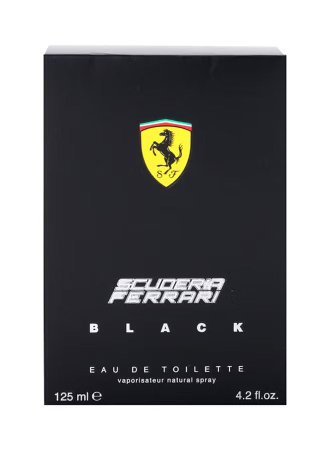 Scuderia Black EDT 125ml by Ferrari in a sleek black box with logo and details