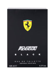 Scuderia Black EDT 125ml by Ferrari in a sleek black box with logo and details