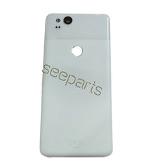 White rear shell with camera and fingerprint cutout for Google Pixel 2 XL battery cover replacement by Mumzar