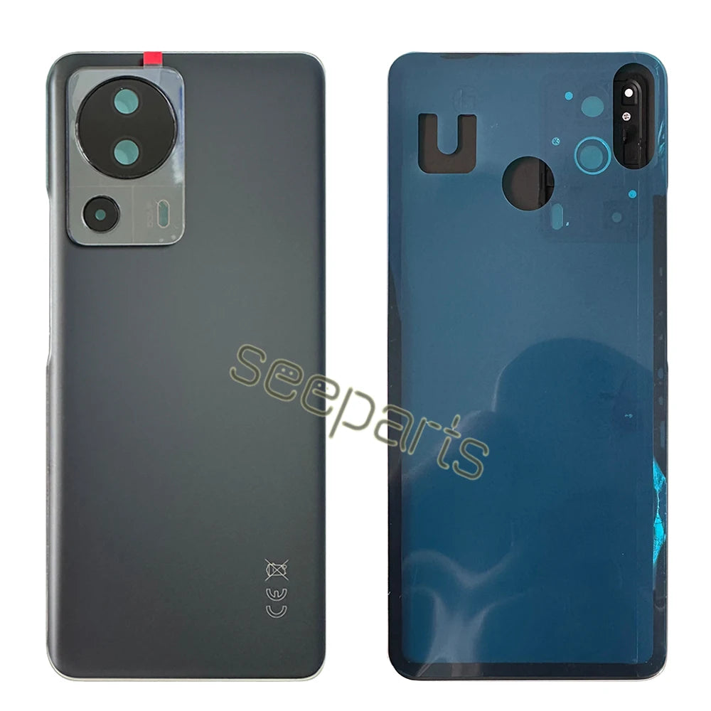 Mumzar Xiaomi 13 Lite back cover replacement matte gray rear housing with camera cutouts
