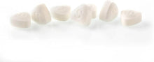 Sugarfree mint candy pieces, small white triangular mints