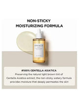 Centella ampoule serum bottle with dropper, non-sticky moisturizing formula