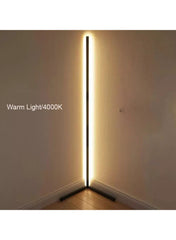 Huitich smart indoor standing lamp for living room with warm 4000K light in corner placement